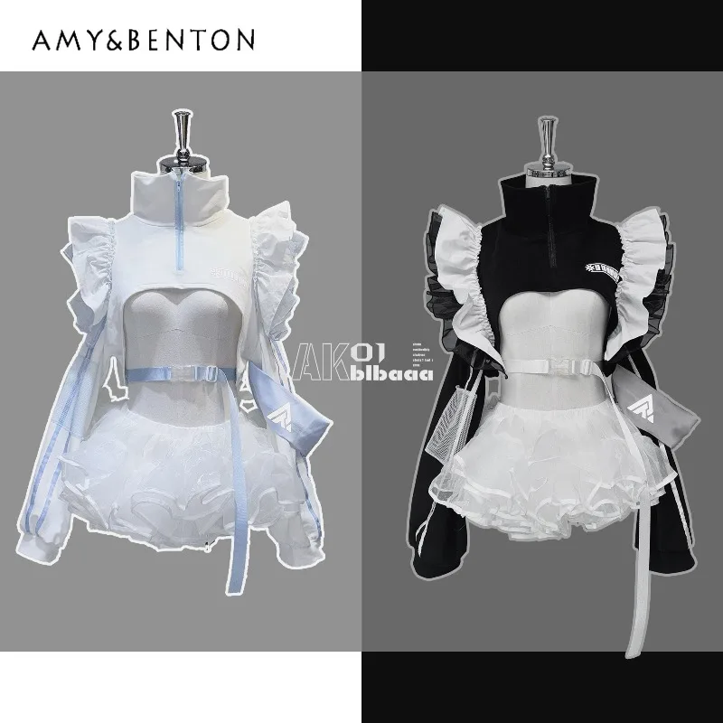 Subculture Punk Style Turtleneck Off-the-shoulder Pure Cotton Functional Lock Short Top Y2K Splicing Color Long-sleeved Jacket
Subculture Punk Style Turtleneck Off-the-shoulder Pure Cotton Functional Lock Short Top Y2K Splicing Color Long-sleeved Jacket
