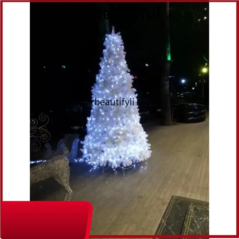 White outdoor large tower white 4 meters Christmas tree shopping mall hotel luxury Christmas tree H
White outdoor large tower white 4 meters Christmas tree shopping mall hotel luxury Christmas tree H