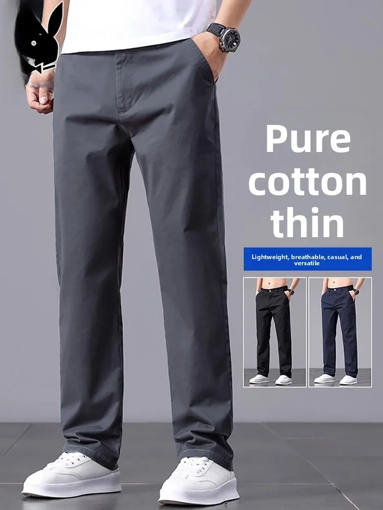 Мужские повседневные брюки Лето 2025: Дышащие, из чистого хлопка, премиум-класса, свободного прямого кроя, молодежные, стильные
Мужские повседневные брюки Лето 2025: Дышащие, из чистого хлопка, премиум-класса, свободного прямого кроя, молодежные, стильные