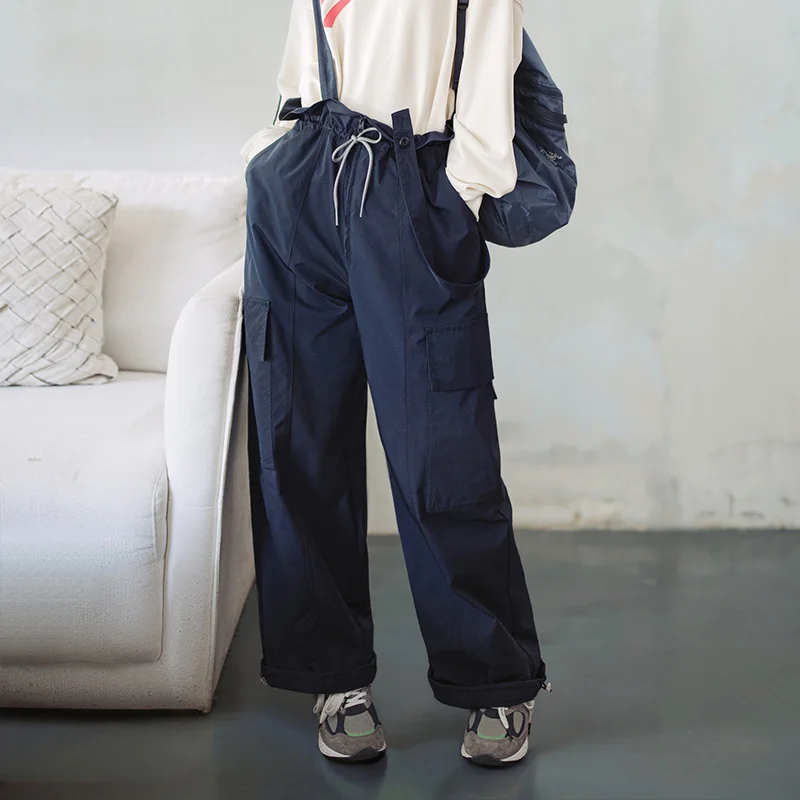 Maden Retro Detachable Solid Workwear Overalls with Pockets Drawstrings Straight Pants for Women's Autumn Casual Trousers
Maden Retro Detachable Solid Workwear Overalls with Pockets Drawstrings Straight Pants for Women's Autumn Casual Trousers