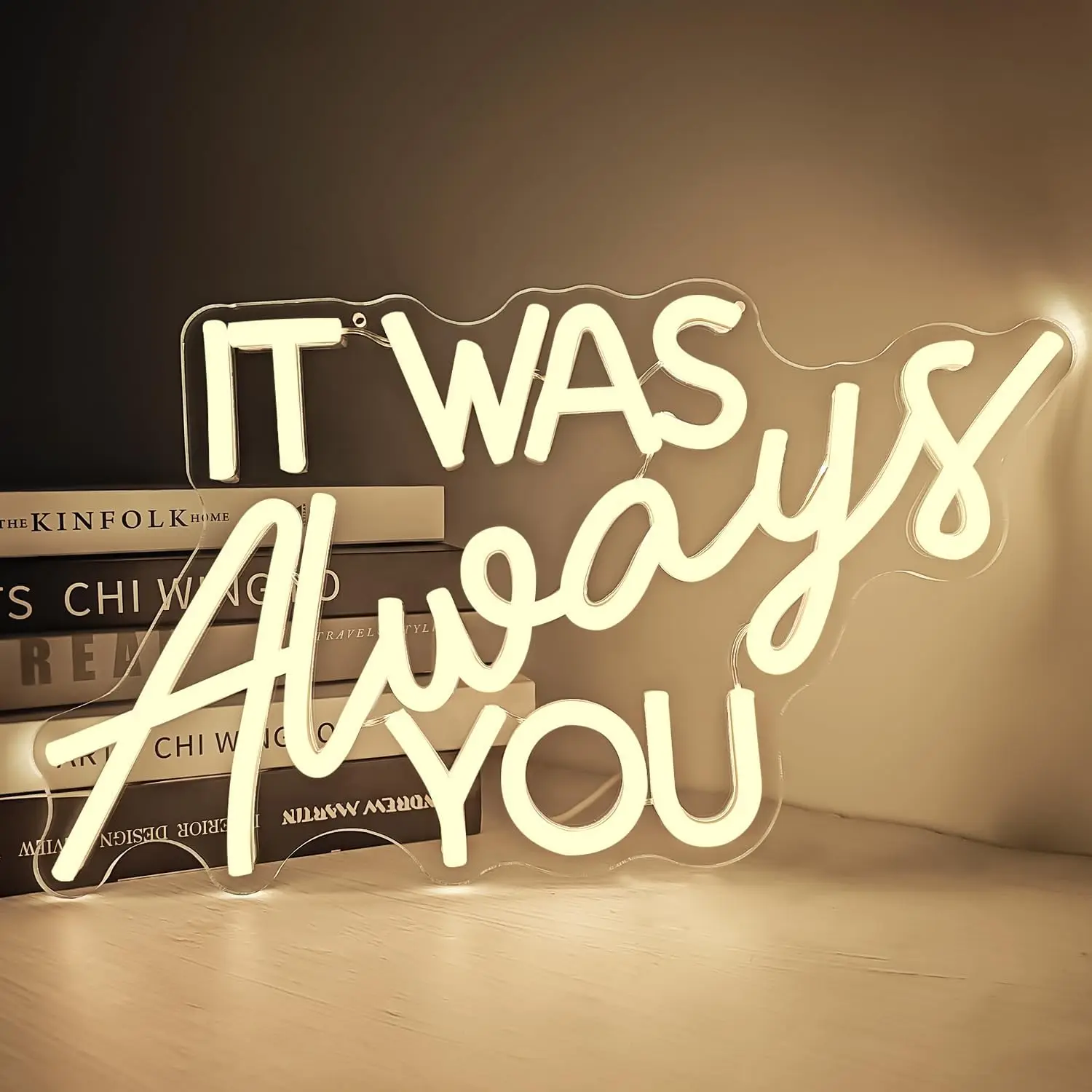 Dimmable It Was Always You Neon Sign Led Wall Light for Wedding Bedroom Living Room Girl Birthday Party Decor
Dimmable It Was Always You Neon Sign Led Wall Light for Wedding Bedroom Living Room Girl Birthday Party Decor