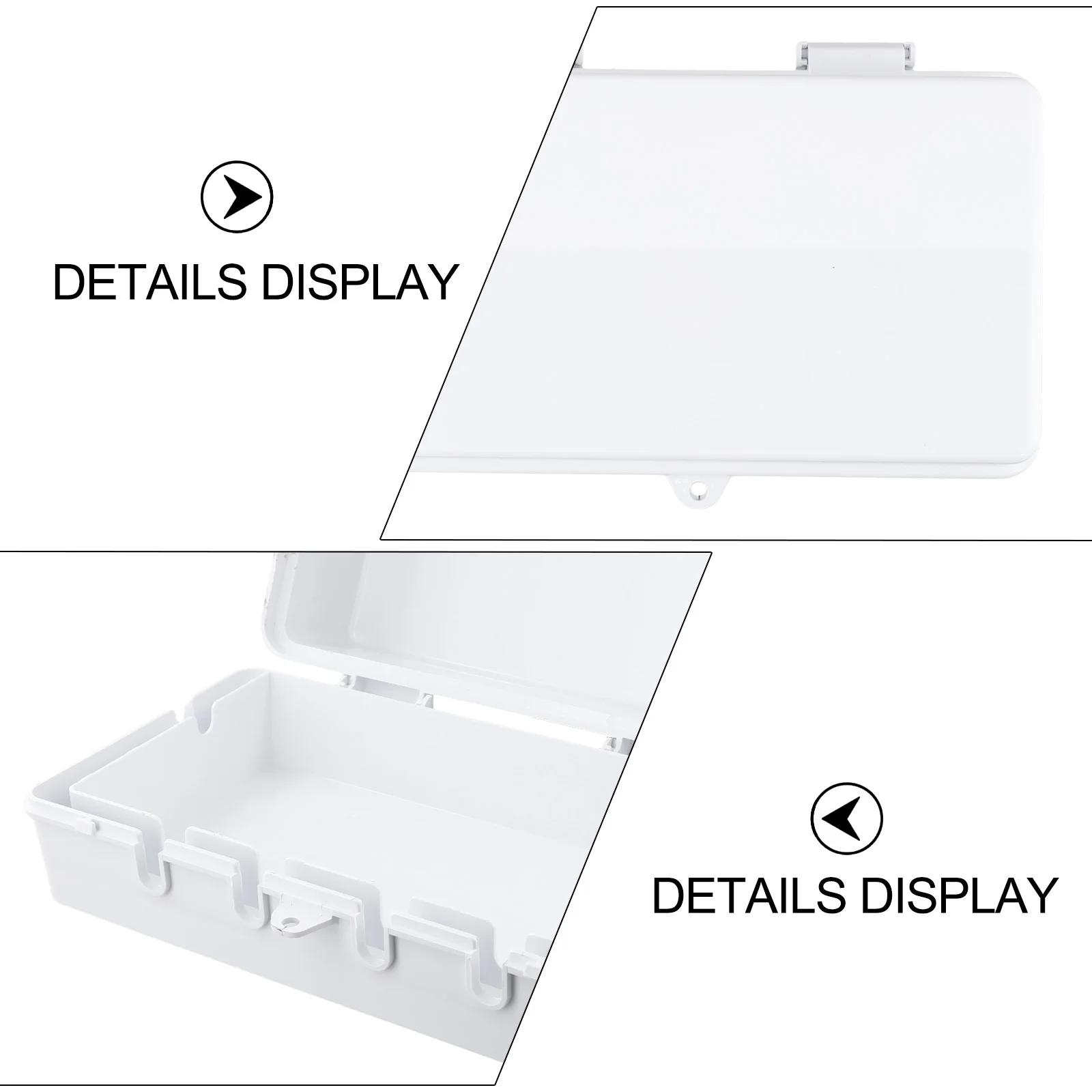 Outdoor Use Outdoor Socket Power Strip Waterproof Box Color White ABS Material Quick Water Drainage Drain Port Large Space
Outdoor Use Outdoor Socket Power Strip Waterproof Box Color White ABS Material Quick Water Drainage Drain Port Large Space