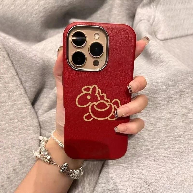 New Year of Horse Phone Case For Vivo V27 V27E V25 V25E Pro V23E V21E V17 Russia Neo PU Leather Cute Pony Cartoon Soft Cover
New Year of Horse Phone Case For Vivo V27 V27E V25 V25E Pro V23E V21E V17 Russia Neo PU Leather Cute Pony Cartoon Soft Cover