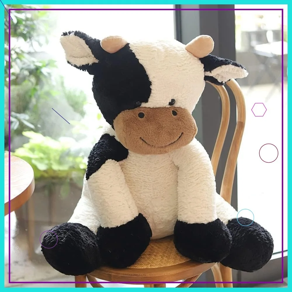 Cute Cow Plush Toy, 70cm/27inch Black & White Stuffed Animal, Soft Cattle Doll for Kids, Birthday & Holiday Gift
Cute Cow Plush Toy, 70cm/27inch Black & White Stuffed Animal, Soft Cattle Doll for Kids, Birthday & Holiday Gift