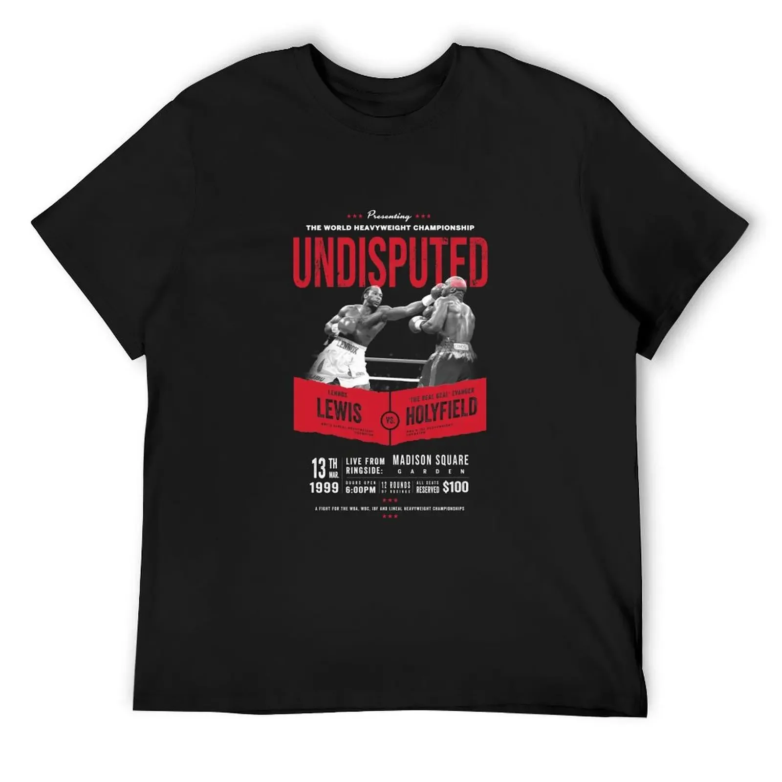 Lewis vs Holyfield Undisputed Boxing T-Shirt cute tops new gifts and t-shirts rapper graphic tees boys whites luxury clothes men
Lewis vs Holyfield Undisputed Boxing T-Shirt cute tops new gifts and t-shirts rapper graphic tees boys whites luxury clothes men