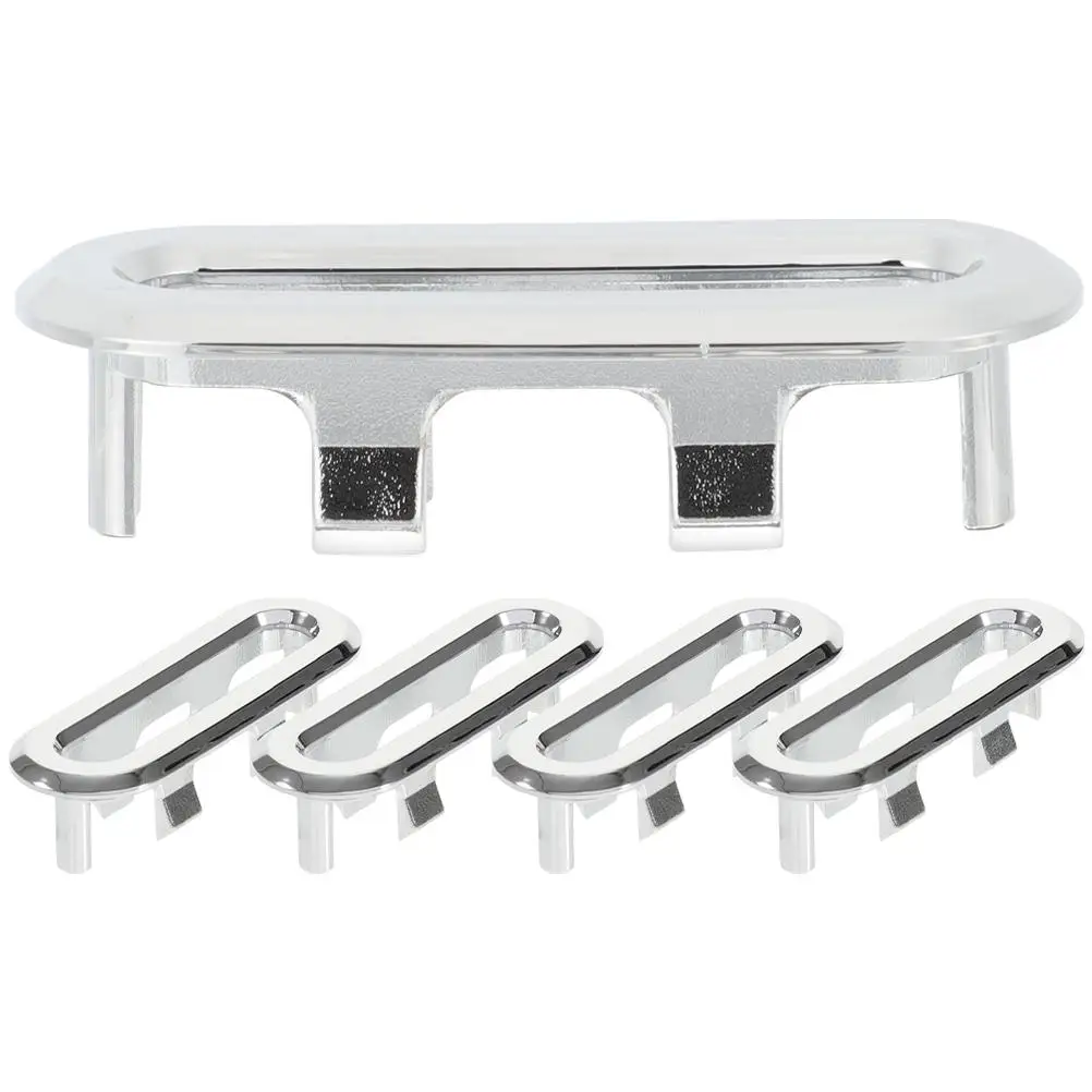 5 Pcs Tub Drain Cover Basin Overflow Hole Replacement Sink Cap Ceramic Silver Trim
5 Pcs Tub Drain Cover Basin Overflow Hole Replacement Sink Cap Ceramic Silver Trim
