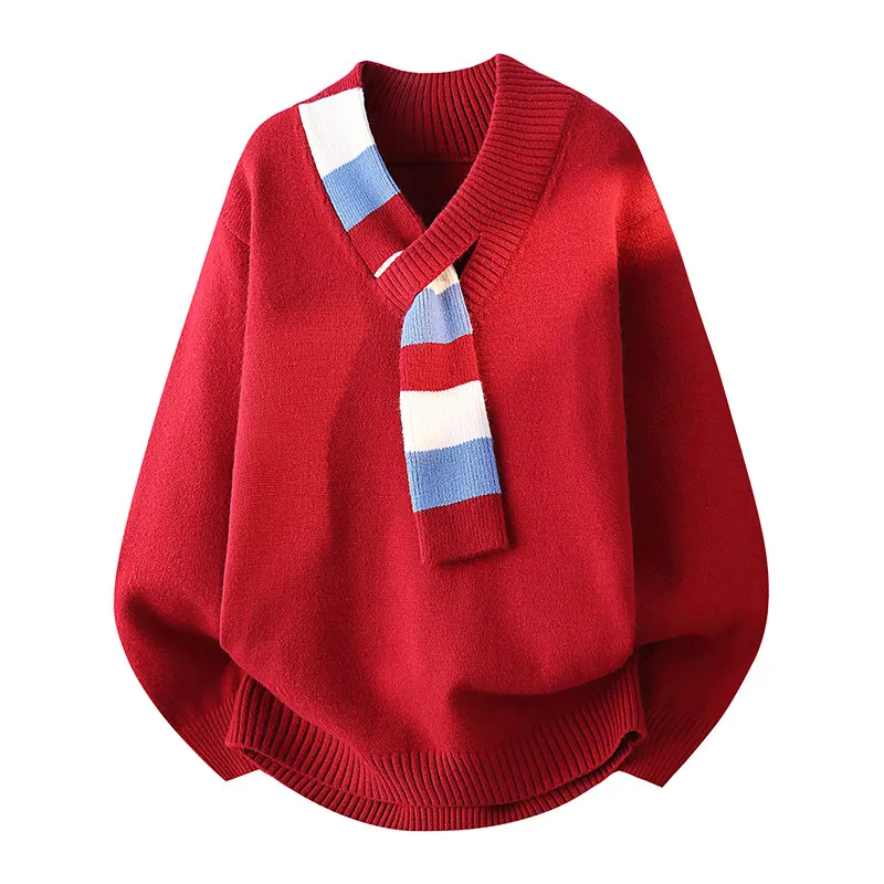 Faionable Casual Knitted Sweater for Teenage Boys Autumn Winter New Sle Soft Polyester Nylon Blend V-Ne Warm Striped Pa...
Faionable Casual Knitted Sweater for Teenage Boys Autumn Winter New Sle Soft Polyester Nylon Blend V-Ne Warm Striped Pa...