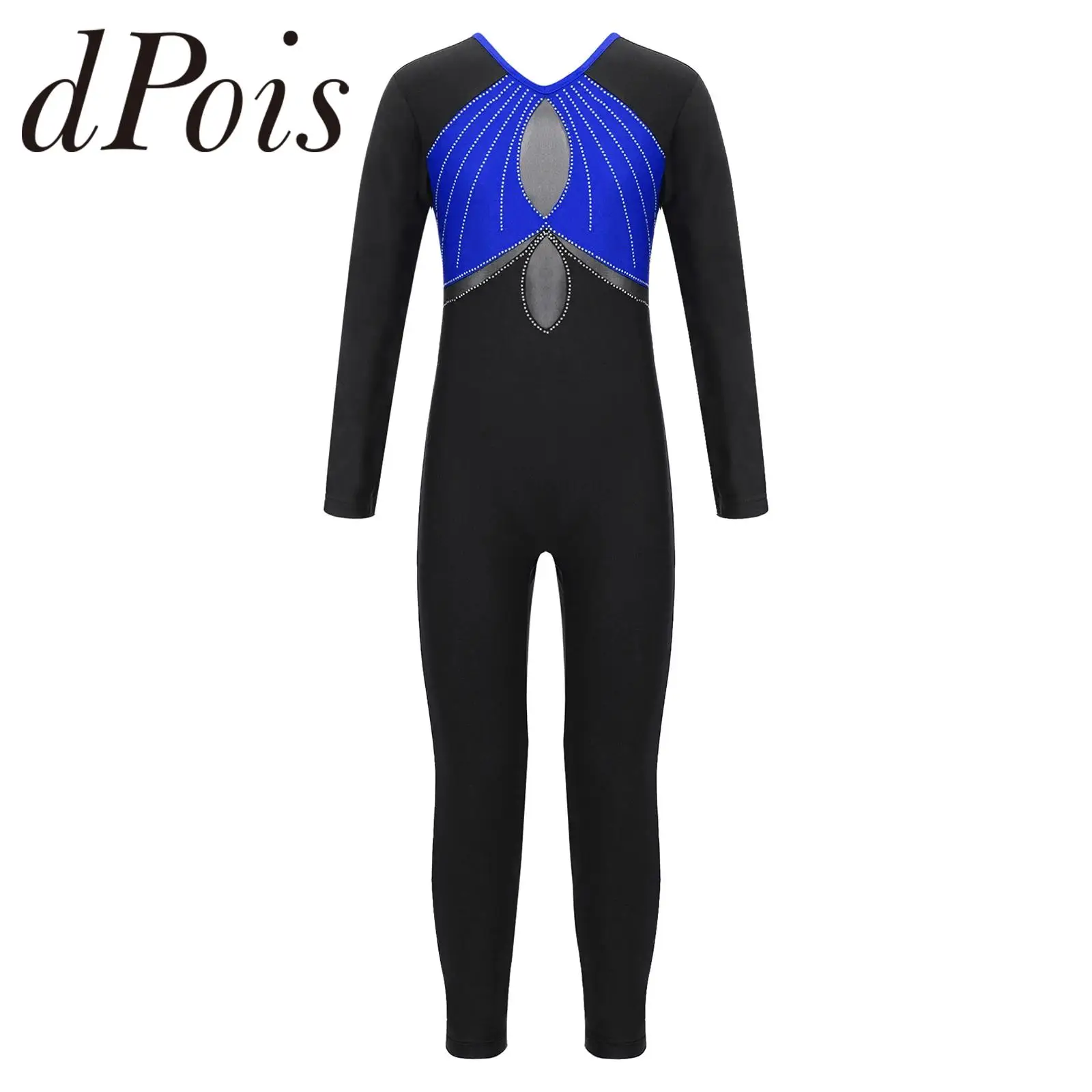 Kids Teens Dance Jumpsuit Long Sleeve Keyhole Back Ballet Gymnastics Bodysuit for Girl Shiny Rhinestone Figure Skating Leotard
Kids Teens Dance Jumpsuit Long Sleeve Keyhole Back Ballet Gymnastics Bodysuit for Girl Shiny Rhinestone Figure Skating Leotard