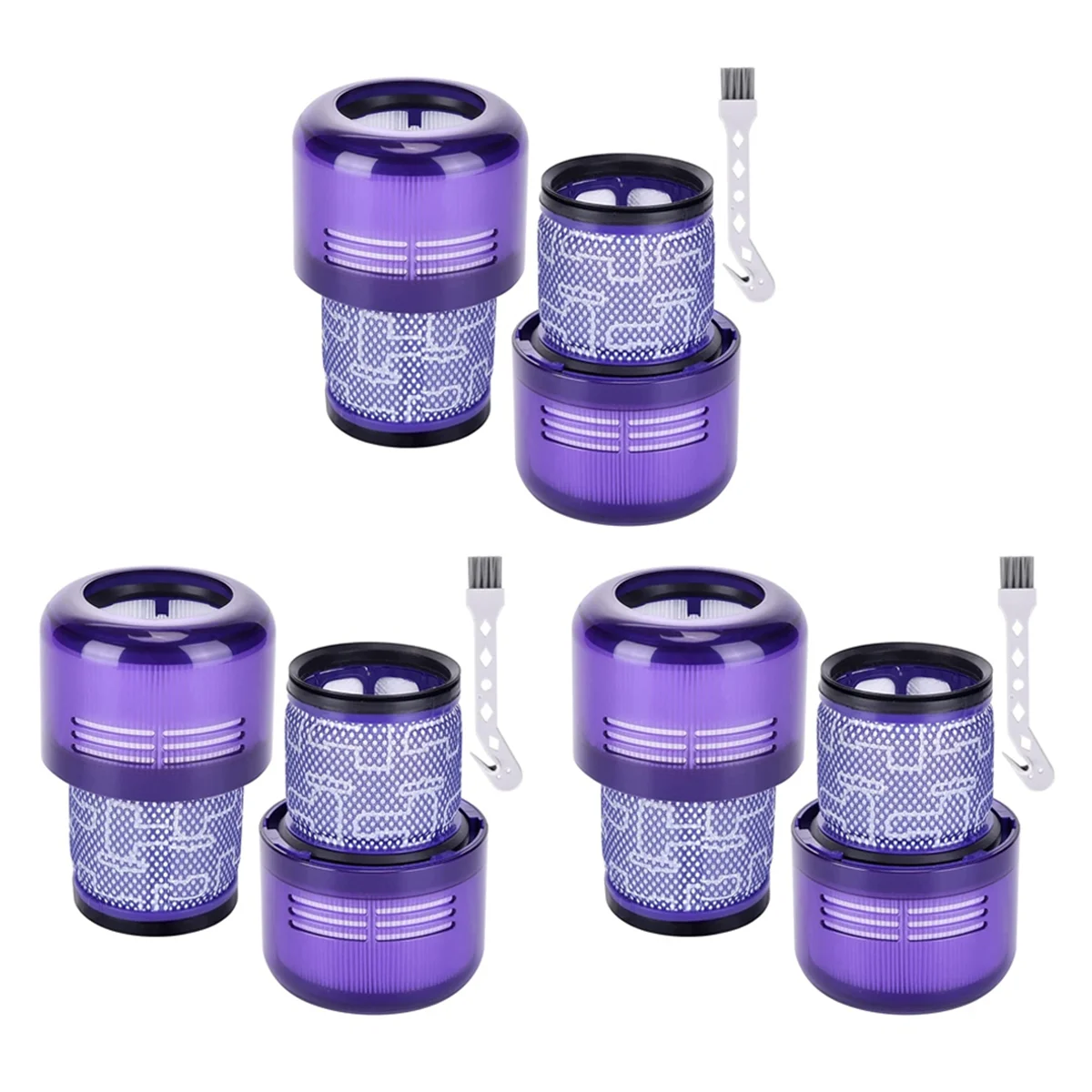 A76Z 6Pack Filters for V11 V15 SV14 SV22 Washable Replacement Filter Replacement Parts DY-970013-02 & 97001302
A76Z 6Pack Filters for V11 V15 SV14 SV22 Washable Replacement Filter Replacement Parts DY-970013-02 & 97001302