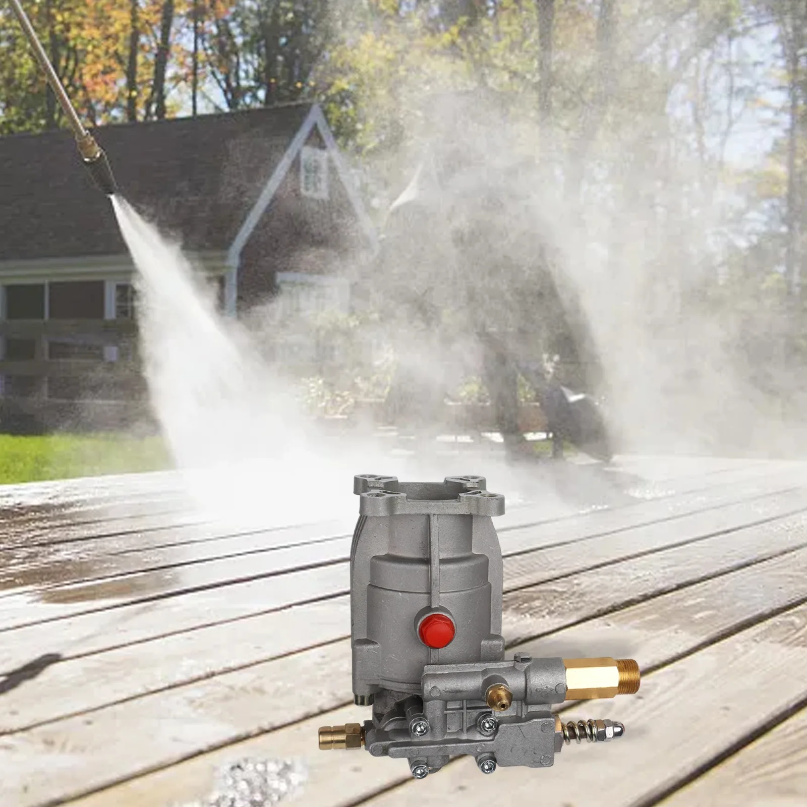 Pressure Washer Replacement Pump As Shown 3400 PSI Pump Double Seal System Extended Durability Thermal Protection
Pressure Washer Replacement Pump As Shown 3400 PSI Pump Double Seal System Extended Durability Thermal Protection