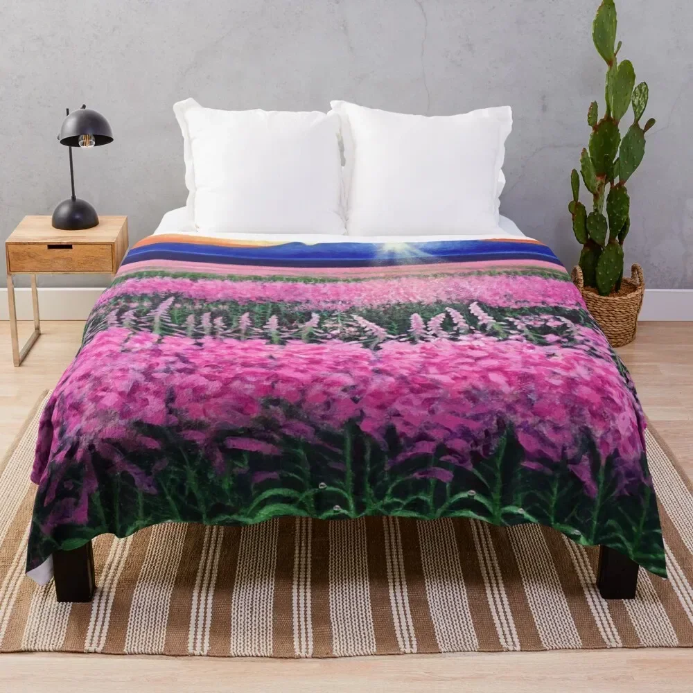 Fireweed Throw Blanket Easy Care Comfortable Blanket for Couch
Fireweed Throw Blanket Easy Care Comfortable Blanket for Couch