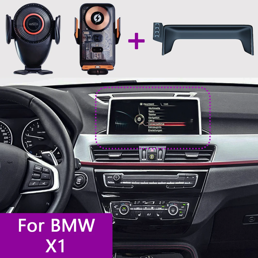 Для BMW X1 F48 2016 2017 2018 2019 Автомобильное крепление для телефона 66 Вт Подставка для беспроводной зарядки Автомобильный держатель мобильного телефона Кронштейн для экрана Фиксированная база
Для BMW X1 F48 2016 2017 2018 2019 Автомобильное крепление для телефона 66 Вт Подставка для беспроводной зарядки Автомобильный держатель мобильного телефона Кронштейн для экрана Фиксированная база