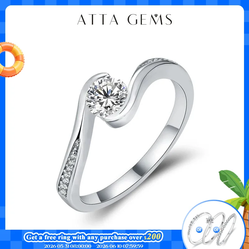 ATTAGEMS Solitaire Male Ring 5.0mm Round Diamond Moissanite Antique 925 Sterling Silver Ring For Woemen Wedding Fine Jewelry
ATTAGEMS Solitaire Male Ring 5.0mm Round Diamond Moissanite Antique 925 Sterling Silver Ring For Woemen Wedding Fine Jewelry
