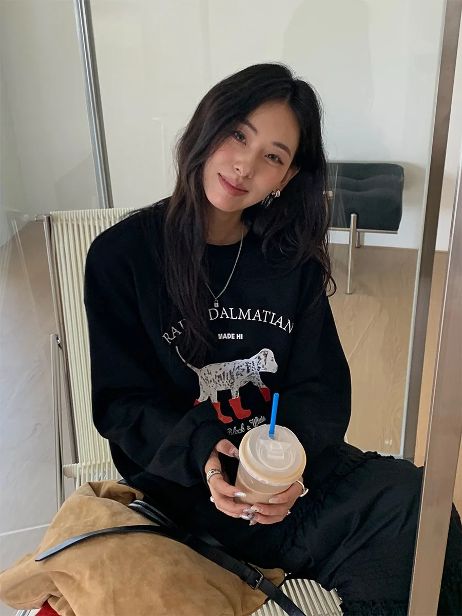 Толстовка с махровым принтом без шляпы, женские топы больших размеров, осенние утепленные лоскутные топы с круглым вырезом в рубчик, повседневная подкладка с надписями для девочек в консервативном стиле
Толстовка с махровым принтом без шляпы, женские топы больших размеров, осенние утепленные лоскутные топы с круглым вырезом в рубчик, повседневная подкладка с надписями для девочек в консервативном стиле