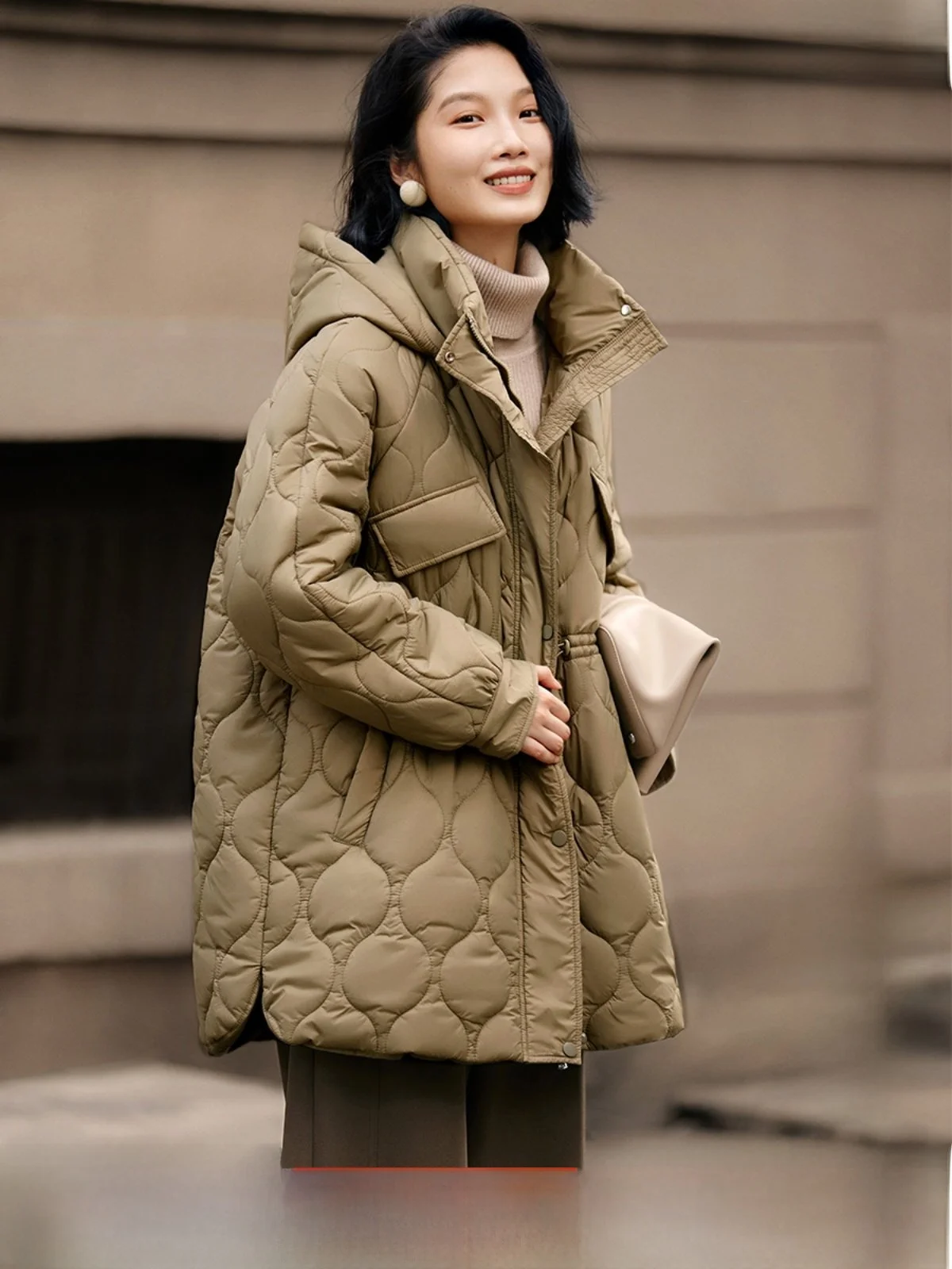 XWI Chenwei Women's Cotton Jaet Hooded Batwing Sve Winter Coat Dstring Slim Fit Non Bulky Outerwear Korean Sle
XWI Chenwei Women's Cotton Jaet Hooded Batwing Sve Winter Coat Dstring Slim Fit Non Bulky Outerwear Korean Sle