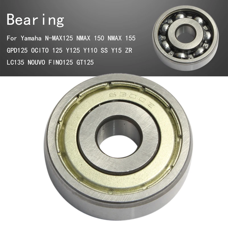 FRONT WHEEL Bearing For Yamaha N-MAX125 NMAX 150 NMAX 155 GPD125 OCITO 125 Y125 Y110 SS Y15 ZR LC135 NOUVO FINO125 GT125
FRONT WHEEL Bearing For Yamaha N-MAX125 NMAX 150 NMAX 155 GPD125 OCITO 125 Y125 Y110 SS Y15 ZR LC135 NOUVO FINO125 GT125