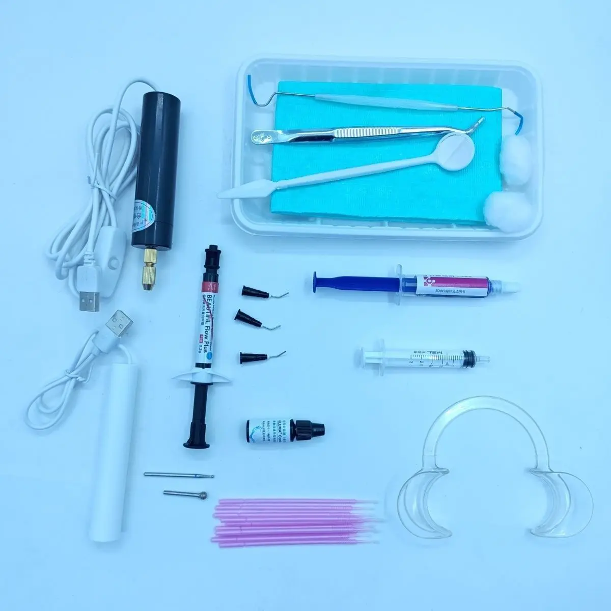 1 Set Dental Filling Cavities Gaps Resin Fill Repair Kit Resin Dental Filling Dental Caries Laboratory Equipment Material Tools
1 Set Dental Filling Cavities Gaps Resin Fill Repair Kit Resin Dental Filling Dental Caries Laboratory Equipment Material Tools