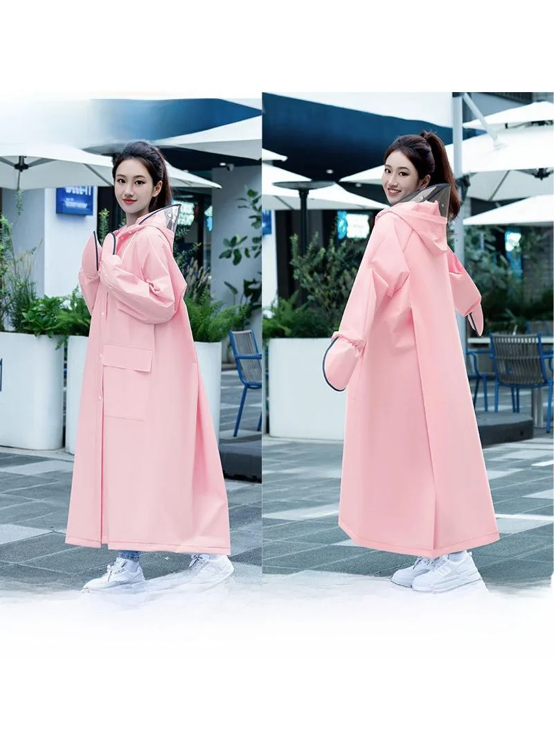 Full-Length Extended Raincoat Thick Adult Bike Riding Rain Poncho Student Motorcycle Unisex Waterproof EVAPlong Color
Full-Length Extended Raincoat Thick Adult Bike Riding Rain Poncho Student Motorcycle Unisex Waterproof EVAPlong Color