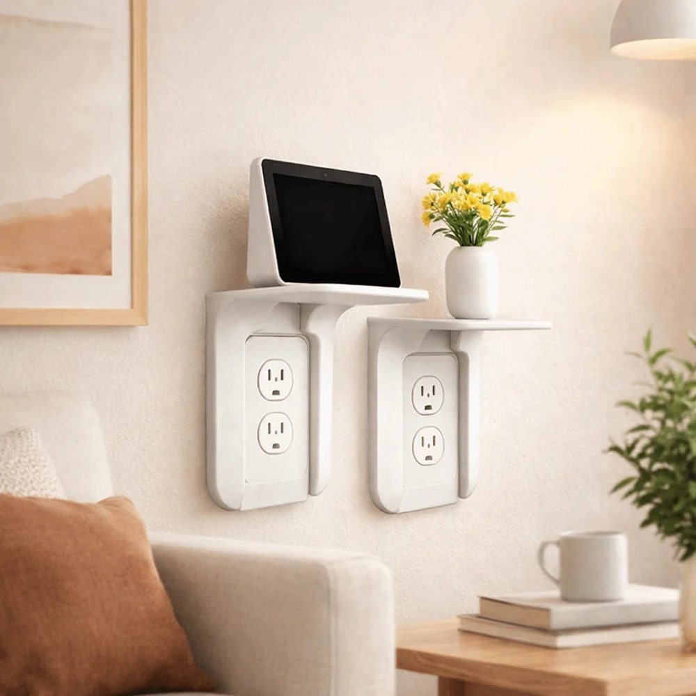 2PCS Portable Wall Mounted Socket Holder Plastic No Drilling Wall Outlet Shelf Space Saving Sturdy Switch Storage Rack Kitchen
2PCS Portable Wall Mounted Socket Holder Plastic No Drilling Wall Outlet Shelf Space Saving Sturdy Switch Storage Rack Kitchen