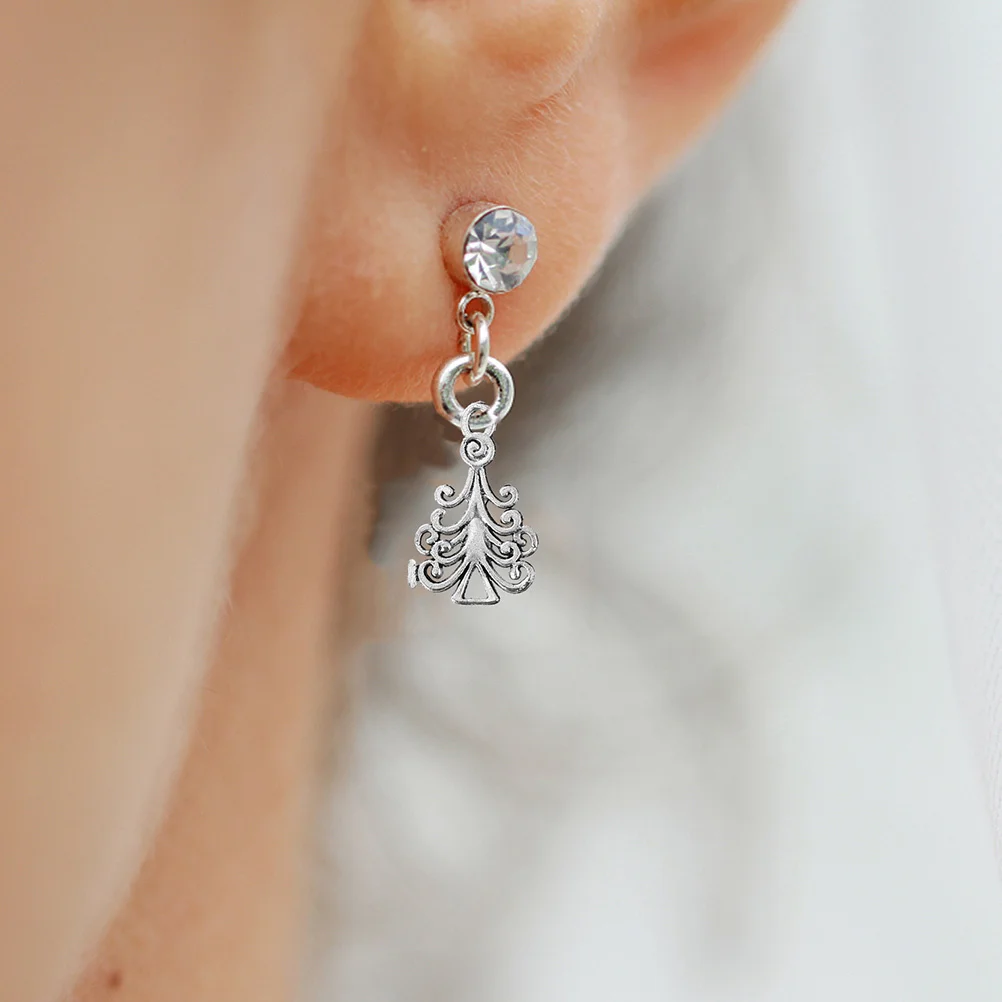 50Pcs Christmas Tree Charms Alloy Pendants for Jewelry Making DIY Craft Supplies Silver Cute Holiday Decorations Gift
50Pcs Christmas Tree Charms Alloy Pendants for Jewelry Making DIY Craft Supplies Silver Cute Holiday Decorations Gift