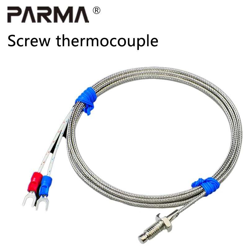 K-type and E-type thermocouple temperature sensors, compression spring type and screw type sensors
K-type and E-type thermocouple temperature sensors, compression spring type and screw type sensors