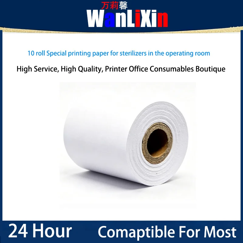 10 roll Special printing paper for sterilizers in the operating room Compatible For MOST pulsating high-pressure Thermal Paper
10 roll Special printing paper for sterilizers in the operating room Compatible For MOST pulsating high-pressure Thermal Paper