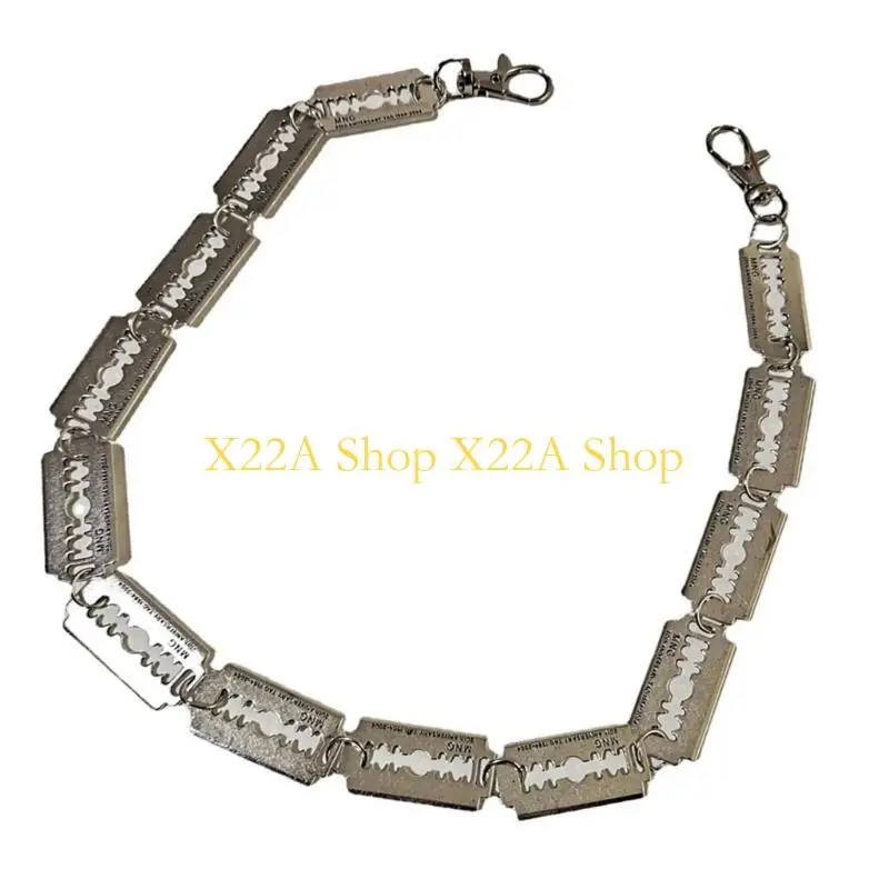 Unique Durability Silver Tone Blade Chain Cool Styles Metal Blade Unique Pant Chain for Pants Fashion Accessory
Unique Durability Silver Tone Blade Chain Cool Styles Metal Blade Unique Pant Chain for Pants Fashion Accessory