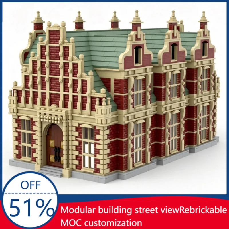 5369PCS Modular City Street View Classic Architecture Børsen Building Blocks MOC Model DIY Assembly Educational Toy Display Gift
5369PCS Modular City Street View Classic Architecture Børsen Building Blocks MOC Model DIY Assembly Educational Toy Display Gift