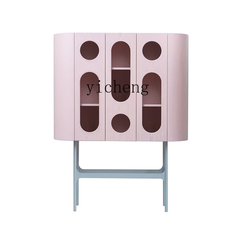 TQH light luxury modern minimalist entrance cabinet guest restaurant display cabinet pink paint high cabinet
TQH light luxury modern minimalist entrance cabinet guest restaurant display cabinet pink paint high cabinet