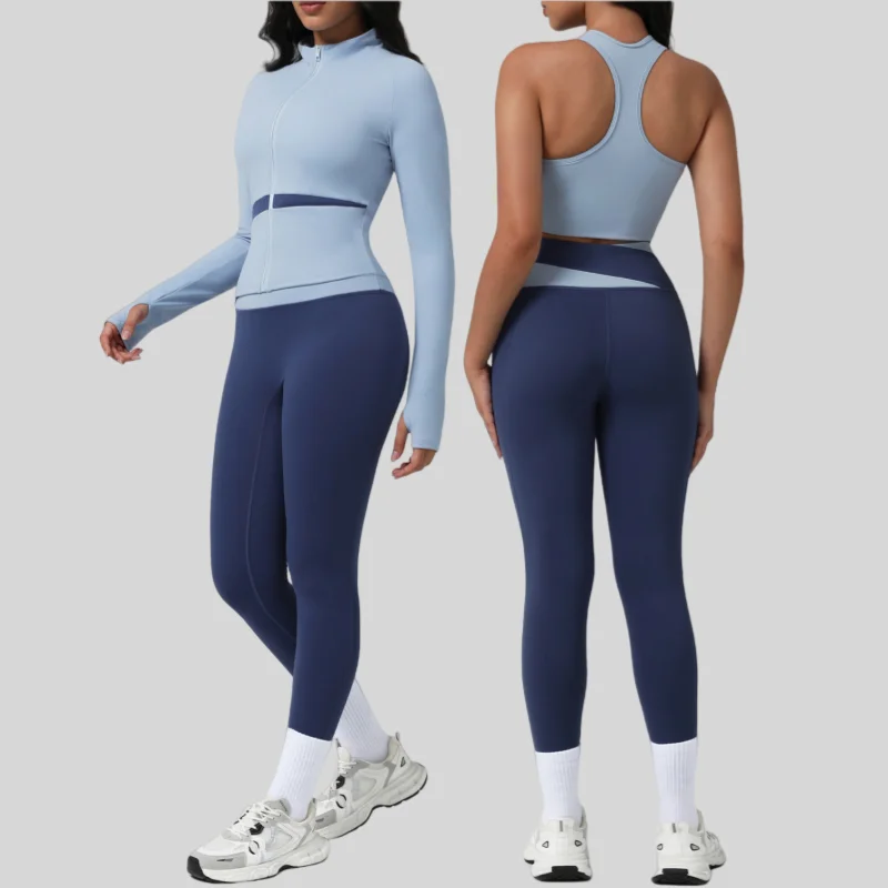 Комплект для йоги, женский цветной блок, майка для фитнеса, леггинсы с длинными рукавами, подтягивающие бедра, красивый фитнес-набор для бега
Комплект для йоги, женский цветной блок, майка для фитнеса, леггинсы с длинными рукавами, подтягивающие бедра, красивый фитнес-набор для бега