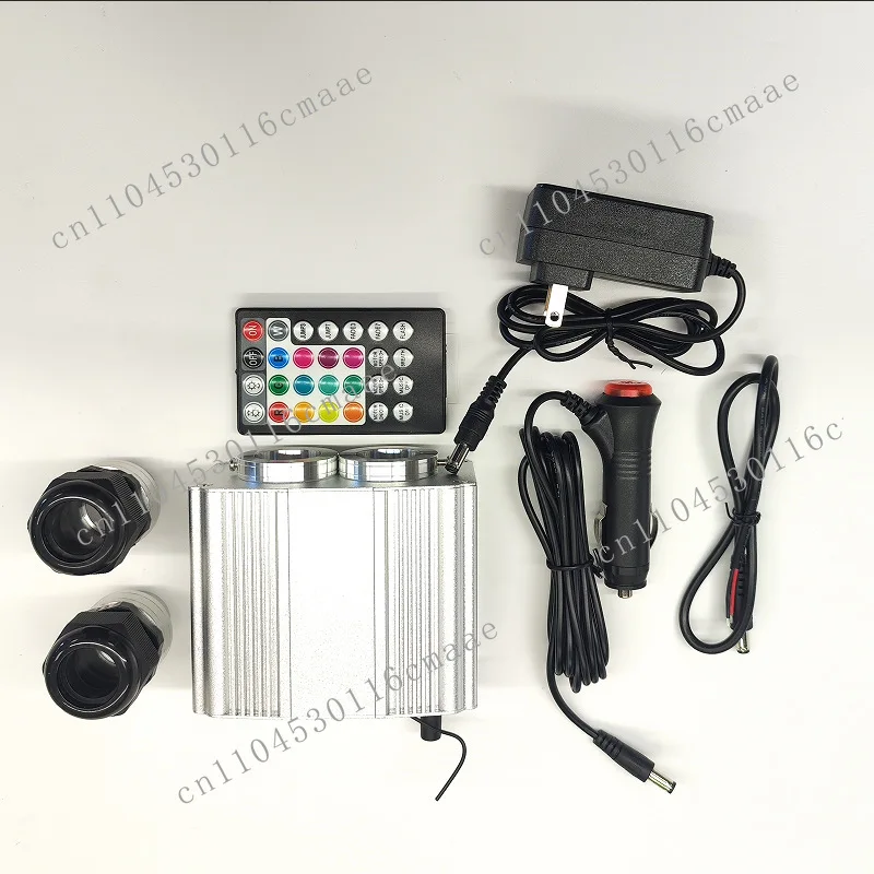 12vRGBW Double Head Scintillation with Turntable Car Home Roof Ceiling Gypsy Star 500 Optical Fibers 3 Meters
12vRGBW Double Head Scintillation with Turntable Car Home Roof Ceiling Gypsy Star 500 Optical Fibers 3 Meters