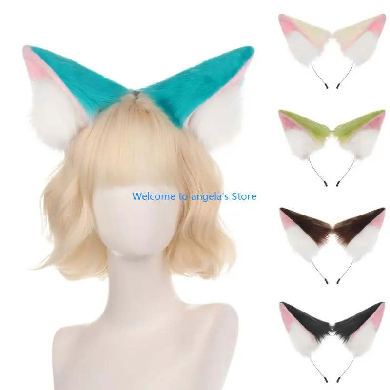 X4YC Lolitas Headdress Faux Furs Cats Ears Headband Maid Headband Hairband Halloween Cosplay Fancy Dress Party Costumes Gifts
X4YC Lolitas Headdress Faux Furs Cats Ears Headband Maid Headband Hairband Halloween Cosplay Fancy Dress Party Costumes Gifts