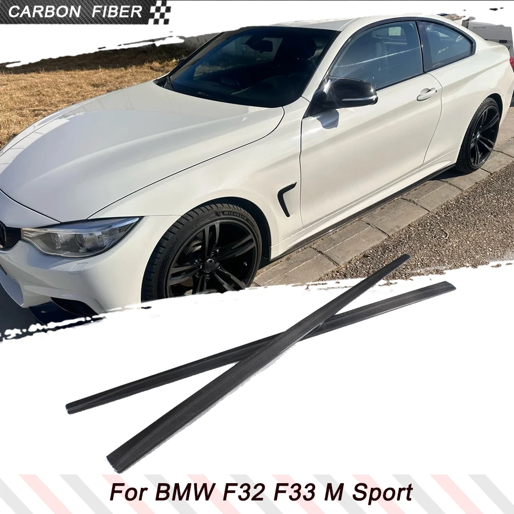 Carbon Fiber/ABS Glossy Black Car Side Skirts Extension Apron for BMW 4 Series F32 F33 M Sport 2-Door 2014-2020 Door Panels
Carbon Fiber/ABS Glossy Black Car Side Skirts Extension Apron for BMW 4 Series F32 F33 M Sport 2-Door 2014-2020 Door Panels