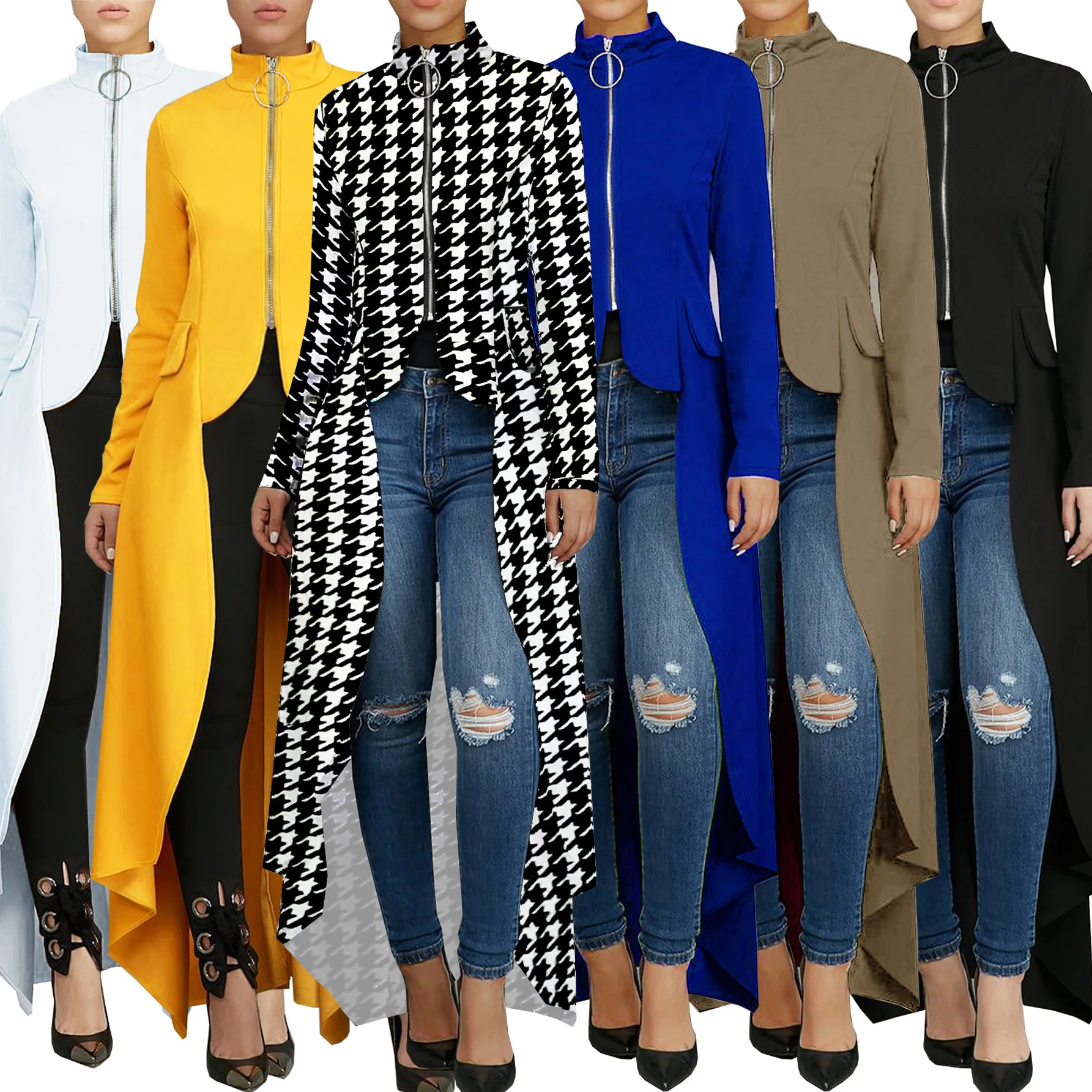 Autumn And Winter New Long-sleeved Turtleneck Slim-fitting Zipper Skirt Fake Pocket Irregular Dress 2026 Retro Fashion Street
Autumn And Winter New Long-sleeved Turtleneck Slim-fitting Zipper Skirt Fake Pocket Irregular Dress 2026 Retro Fashion Street