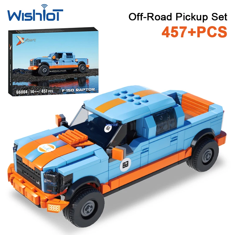 66004 457pcs F 150 Pickup Truck Model Building Block Set SUV Series Racing Car Bricks DIY Assembly Toys for Kids Gifts
66004 457pcs F 150 Pickup Truck Model Building Block Set SUV Series Racing Car Bricks DIY Assembly Toys for Kids Gifts