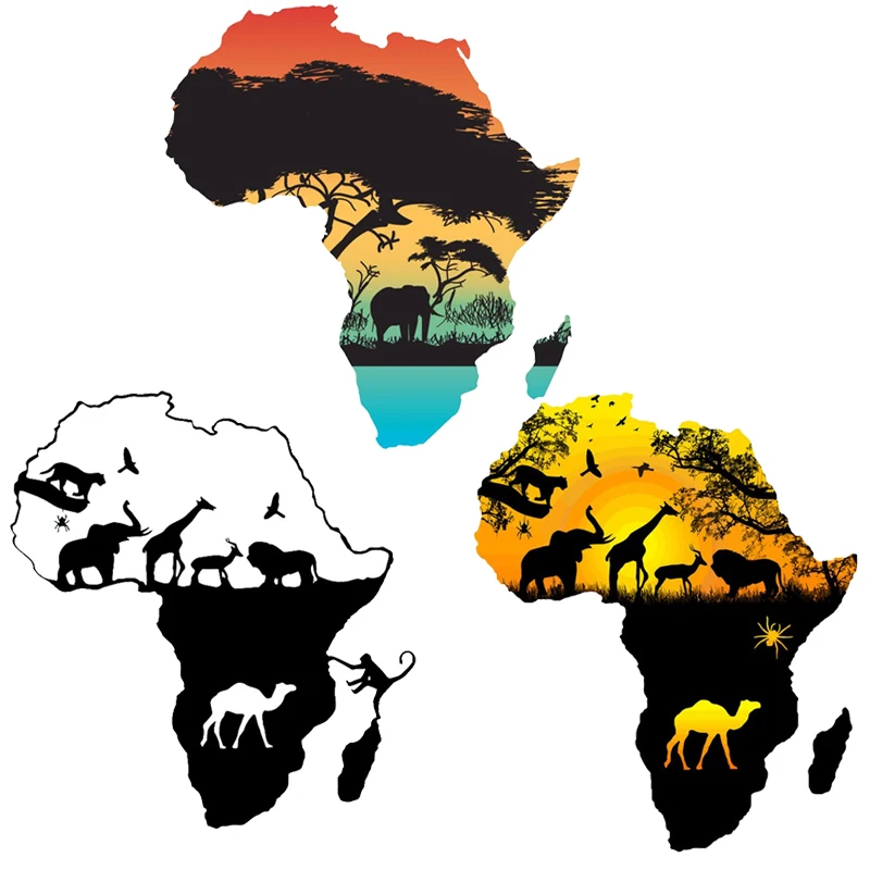 Fashionable Africa Map Scenery Car Sticker Waterproof Car Body Laptop Decal Auto Refrigerator Car Styling Car Accessories
Fashionable Africa Map Scenery Car Sticker Waterproof Car Body Laptop Decal Auto Refrigerator Car Styling Car Accessories
