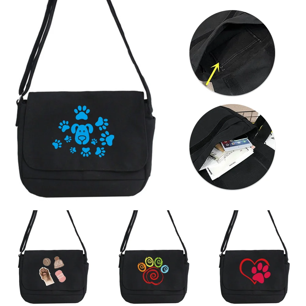 Footprints Pattern Joker Crossbody Bag Multifunctional Adjustable Shoulder Strap Commuter Bag Large Capacity Shoulder Bag
Footprints Pattern Joker Crossbody Bag Multifunctional Adjustable Shoulder Strap Commuter Bag Large Capacity Shoulder Bag