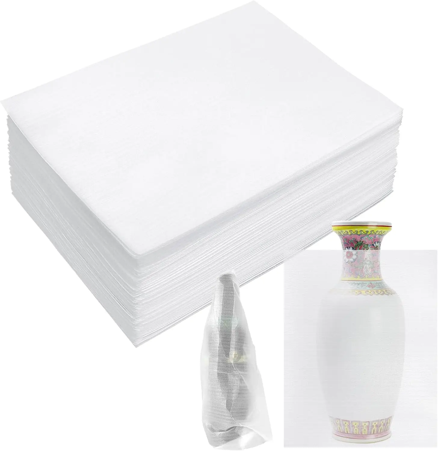 100 Pack Foam Pouches 12x16 Inch Dish Packing Cushion Wrap for Moving Fragile Items Reusable Protection
100 Pack Foam Pouches 12x16 Inch Dish Packing Cushion Wrap for Moving Fragile Items Reusable Protection