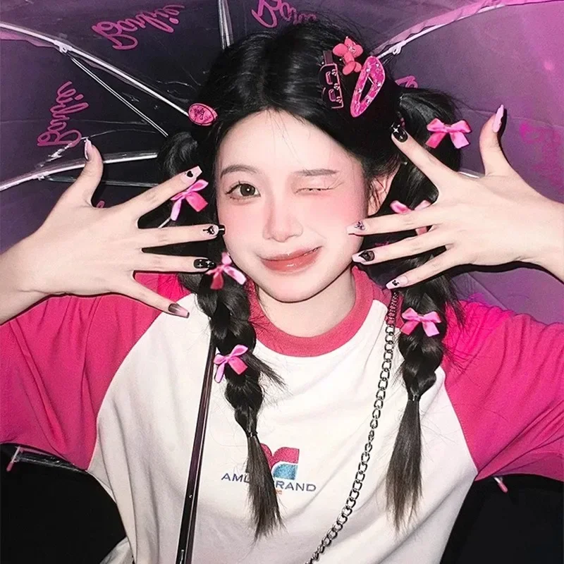 8-40pcs Bowknot Hair Clip Sweet Ballet Ribbon Bow Hairpin Bang Clip Korean Girl Mini Bobby Pin Grab Female Color Ballet Headwear 
8-40pcs Bowknot Hair Clip Sweet Ballet Ribbon Bow Hairpin Bang Clip Korean Girl Mini Bobby Pin Grab Female Color Ballet Headwear