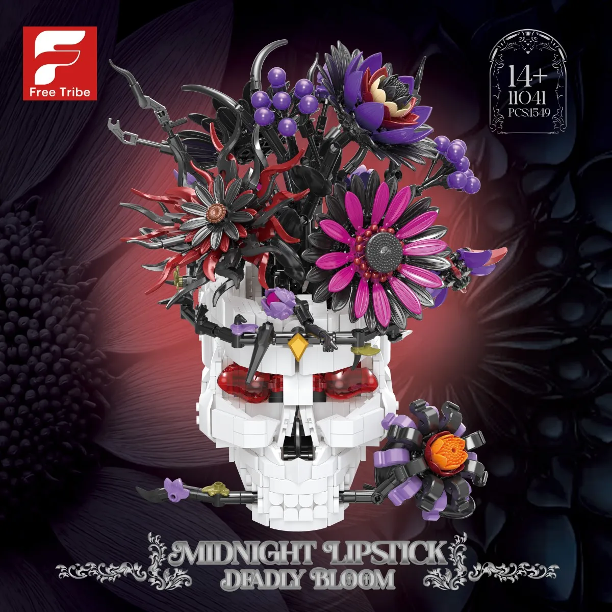 1549PCS Skeleton Flower Pot Building Blocks Skull Flower Gothic Style Desktop Decoration Ornament For Adults Unique Toys Gifts
1549PCS Skeleton Flower Pot Building Blocks Skull Flower Gothic Style Desktop Decoration Ornament For Adults Unique Toys Gifts