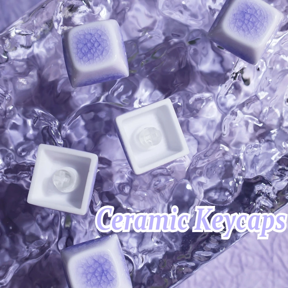 Ceramic Keycaps 4PCS Purple Pink Green Ice Crack Translucent Glaze Keycap 1U Custom WASD Arrow Keys Personalized Keyboard Caps
Ceramic Keycaps 4PCS Purple Pink Green Ice Crack Translucent Glaze Keycap 1U Custom WASD Arrow Keys Personalized Keyboard Caps
