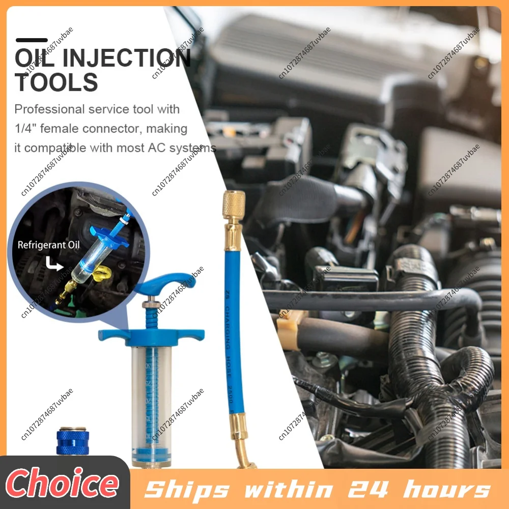 1-2 Set 30ml Oil/Dye Injector A/C Dye Injector Air Conditioning 1/4 SAE Car Oil Injection Tool for Vehicle Air Conditioner
1-2 Set 30ml Oil/Dye Injector A/C Dye Injector Air Conditioning 1/4 SAE Car Oil Injection Tool for Vehicle Air Conditioner