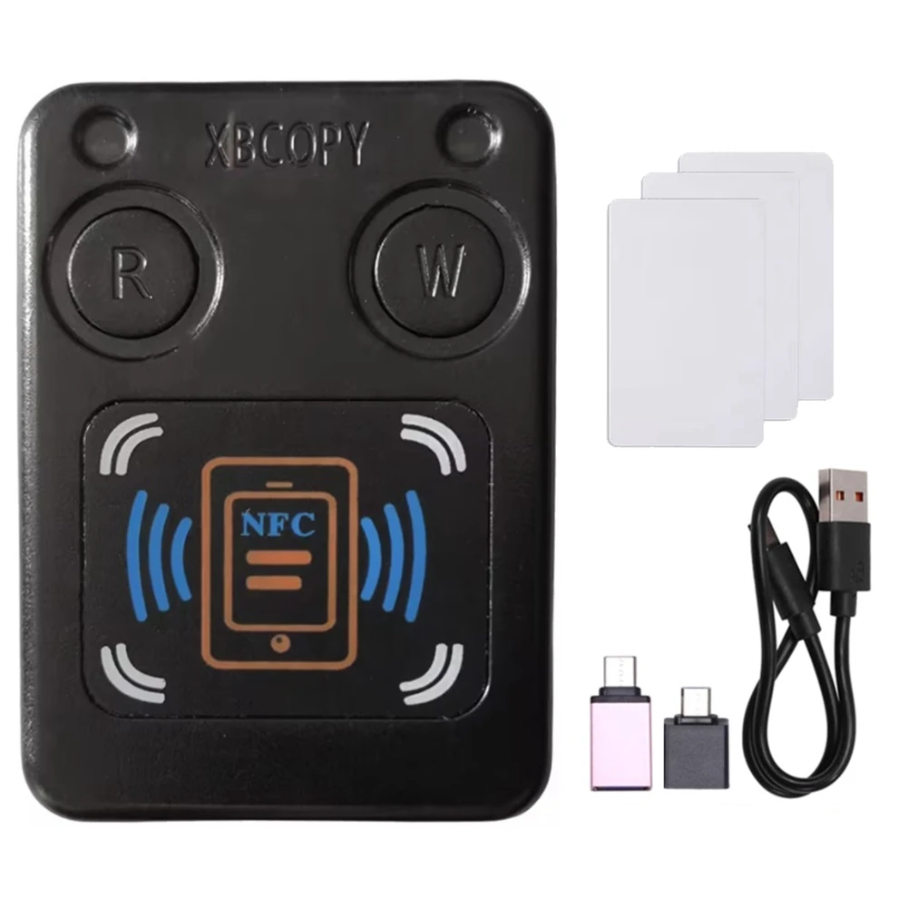 NFC RFID Smart Chip Card Reader Copier+3XUID Card IC - 13.56Mhz ID 125Khz 250Khz 375Khz RFID Token Clone Duplicator -Y18A
NFC RFID Smart Chip Card Reader Copier+3XUID Card IC - 13.56Mhz ID 125Khz 250Khz 375Khz RFID Token Clone Duplicator -Y18A