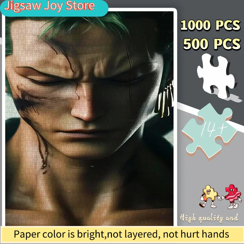 Puzzles, Made of Paper, Puzzles Featuring Zoro with a Determined Gaze Despite His Scars, Suitable for Home Leisure, Gatherings
Puzzles, Made of Paper, Puzzles Featuring Zoro with a Determined Gaze Despite His Scars, Suitable for Home Leisure, Gatherings