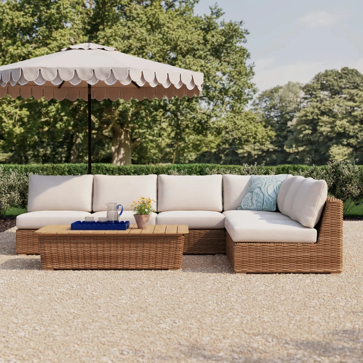 !@Dwoo Aluminum Sofa 5 Piece Set All Weather Outdoor Furniture Modular Rattan Conversation Sofa Set with Cushion
!@Dwoo Aluminum Sofa 5 Piece Set All Weather Outdoor Furniture Modular Rattan Conversation Sofa Set with Cushion