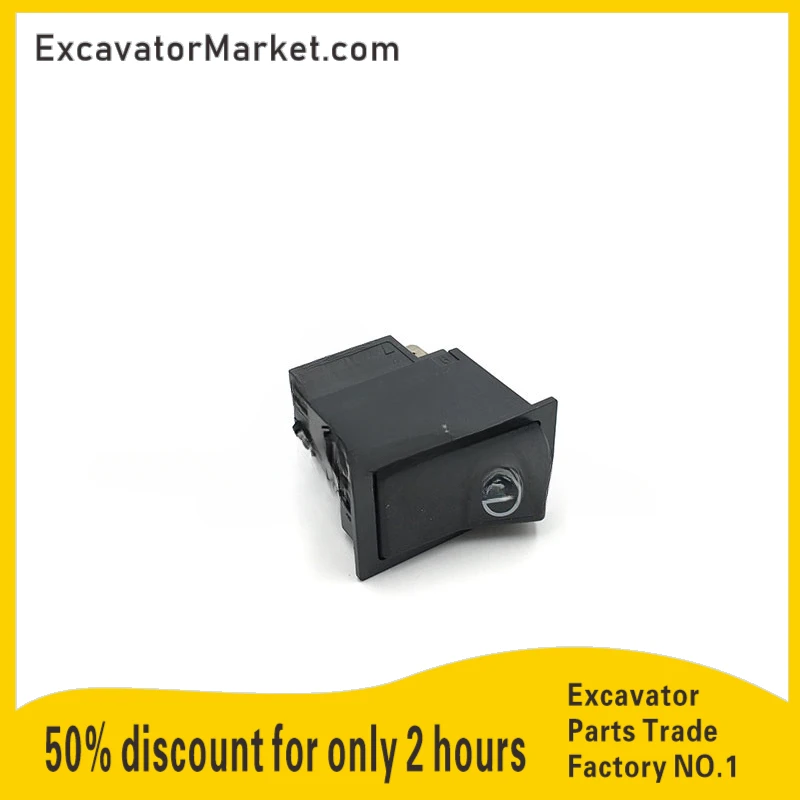 Sany sy75 135 365 215 195-8-9 New headlight wiper switch button Excavator accessories
Sany sy75 135 365 215 195-8-9 New headlight wiper switch button Excavator accessories