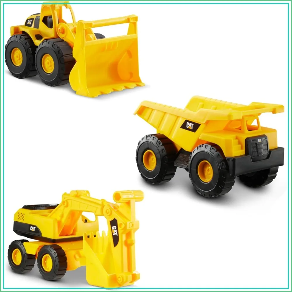 7" Dump Truck, Loader & Excavator Construction Toy Set for Kids 3+
7" Dump Truck, Loader & Excavator Construction Toy Set for Kids 3+