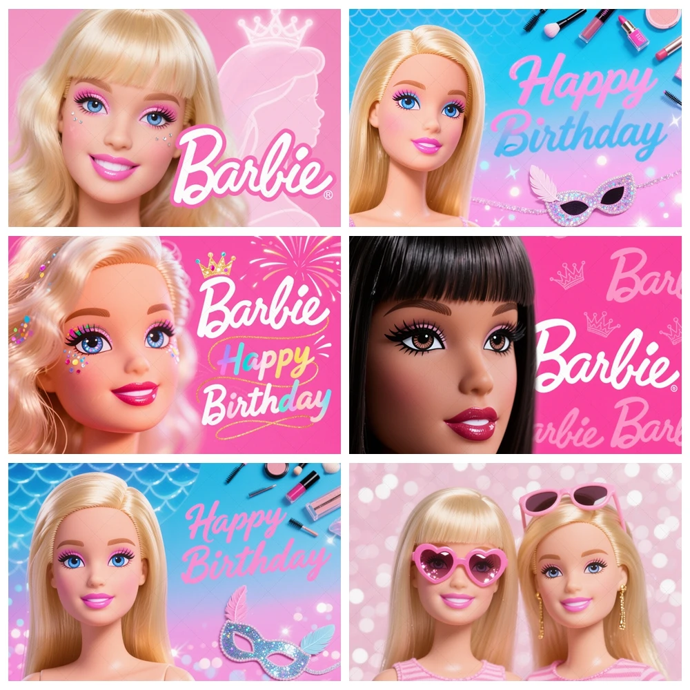 Barbie Pink Party Fashion Shiny Background Princess Girl Birthday Backdrop Photography Portrait Barbie Home Decoration Banner
Barbie Pink Party Fashion Shiny Background Princess Girl Birthday Backdrop Photography Portrait Barbie Home Decoration Banner