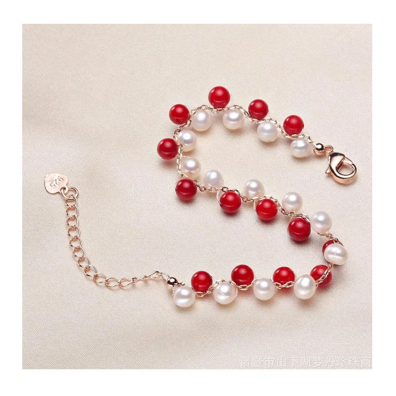 Pearl Jewelry Woven Real Pearl Freshwater Pearl Bracelet Women's Stall Fair Travel Souvenirs
Pearl Jewelry Woven Real Pearl Freshwater Pearl Bracelet Women's Stall Fair Travel Souvenirs