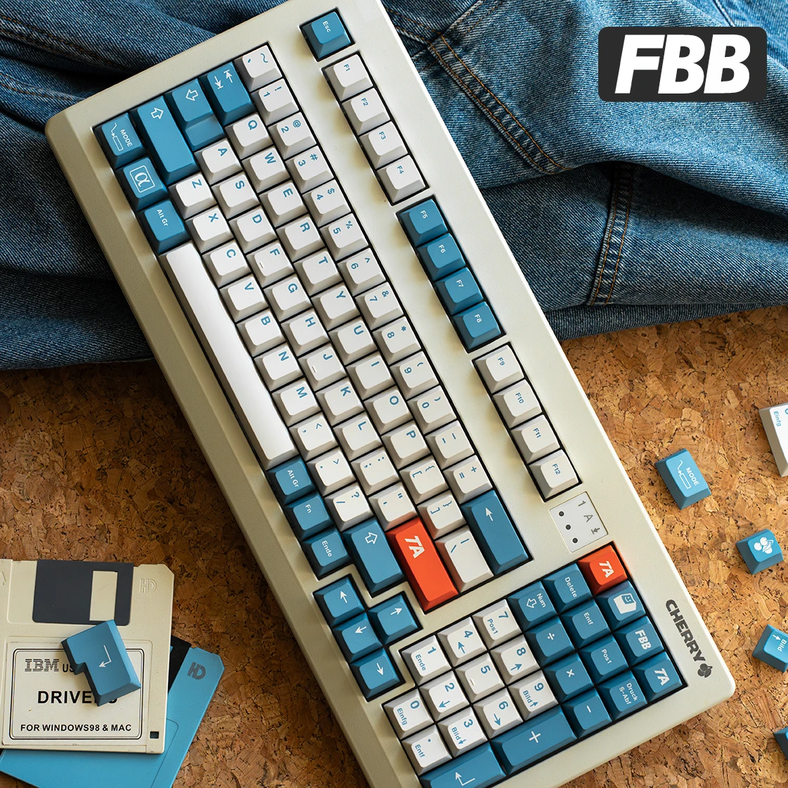 Колпачки для клавиш FBB в стиле ретро TA, сублимационный PBT, индивидуальные 1,7 мм, механические колпачки для клавиш, синий, серый, комплект «сделай сам», 60, 75, 87 100,
Колпачки для клавиш FBB в стиле ретро TA, сублимационный PBT, индивидуальные 1,7 мм, механические колпачки для клавиш, синий, серый, комплект «сделай сам», 60, 75, 87 100,